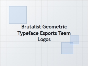 Geometric Brutalism in Modern Esports Logo Design