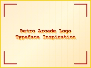 Retro Arcade Logo Typography Inspiration